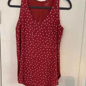 LOFT  Polka Dot Women's Top size xs‎
